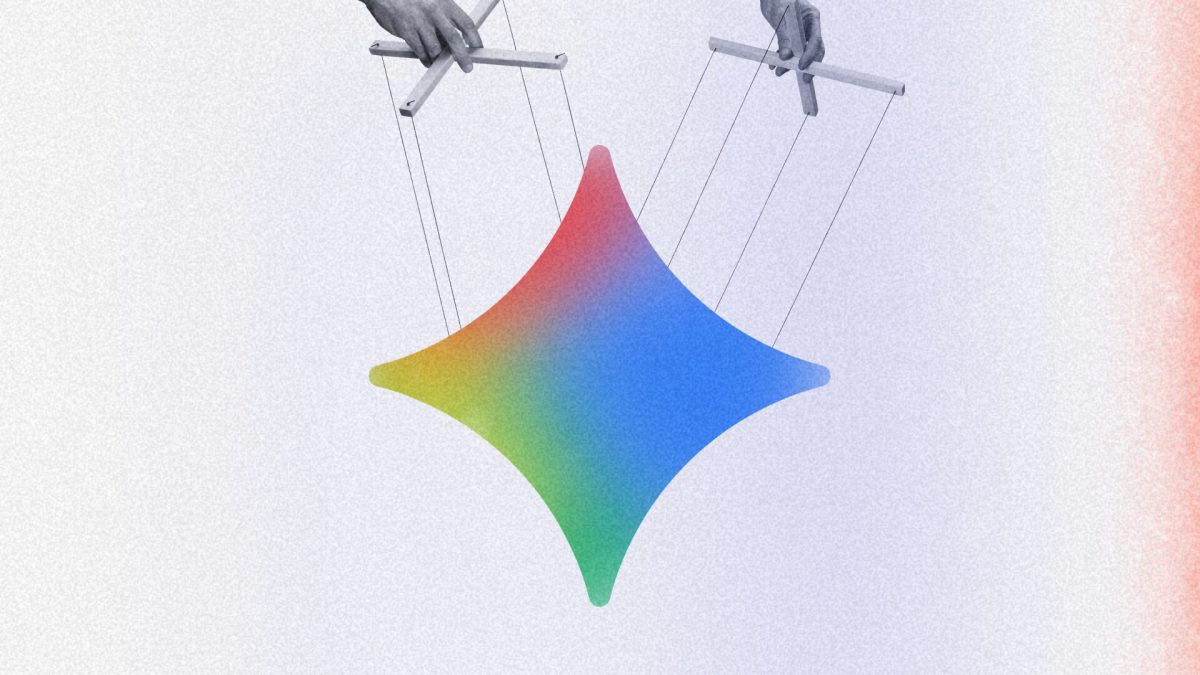 Gemini manipulé // Source : montage Numerama