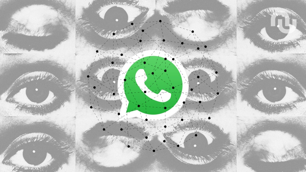 Whatsapp vs Pegasus // Source : montage Numerama Whatsapp vs Pegasus // Source : montage Numerama