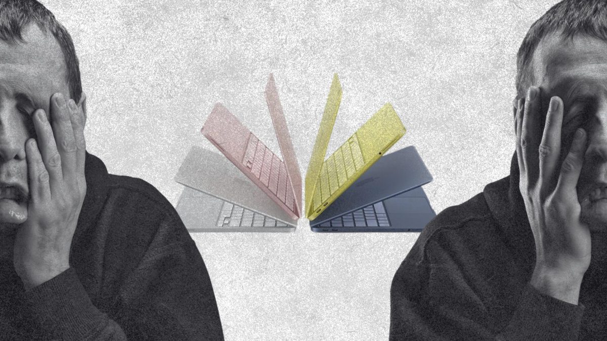 lag macbook neo // Source : montage Numerama