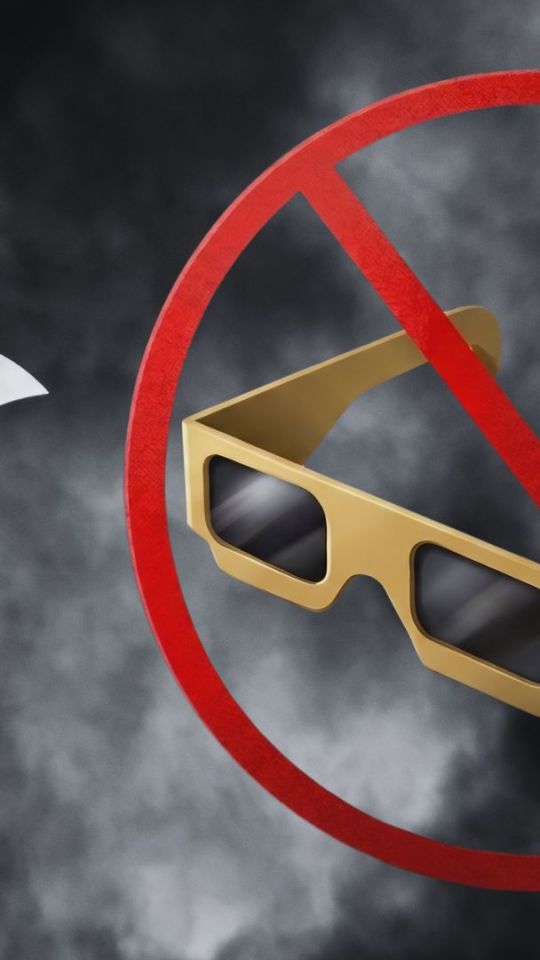 Attention aux lunettes d'éclipse non conformes. // Source : Montage Numerama avec Canva Attention aux lunettes d'éclipse non conformes. // Source : Montage Numerama avec Canva