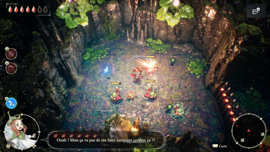 Les combats sont en temps réels // Source : Capture PS5