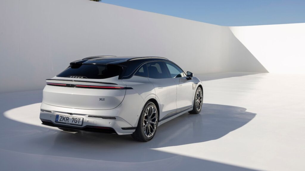 La Zeekr 7GT à l'essai. // Source : Zeekr