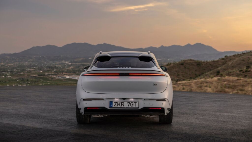 La Zeekr 7GT à l'essai. // Source : Zeekr