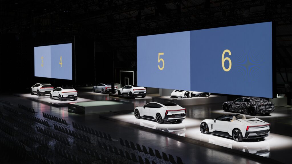 Polestar et sa gamme numérotée // Source : Polestar