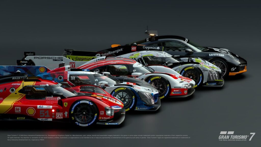La mise à jour 1.70 de Gran Turismo 7 met à l'honneur les 24 Heures du Mans. // Source : Polyphony Digital La mise à jour 1.70 de Gran Turismo 7 met à l'honneur les 24 Heures du Mans. // Source : Polyphony Digital