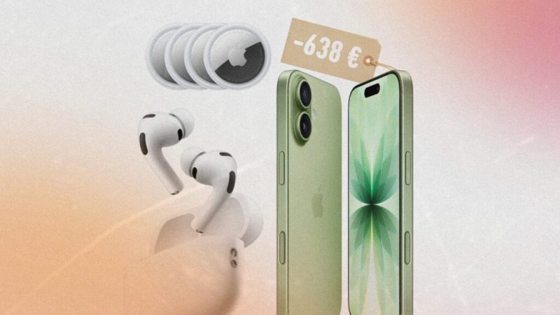 Ce pack avec un iPhone 17, des AirPods Pro 3 et 4 AirTags tombe à 699 € dans quelques heures
