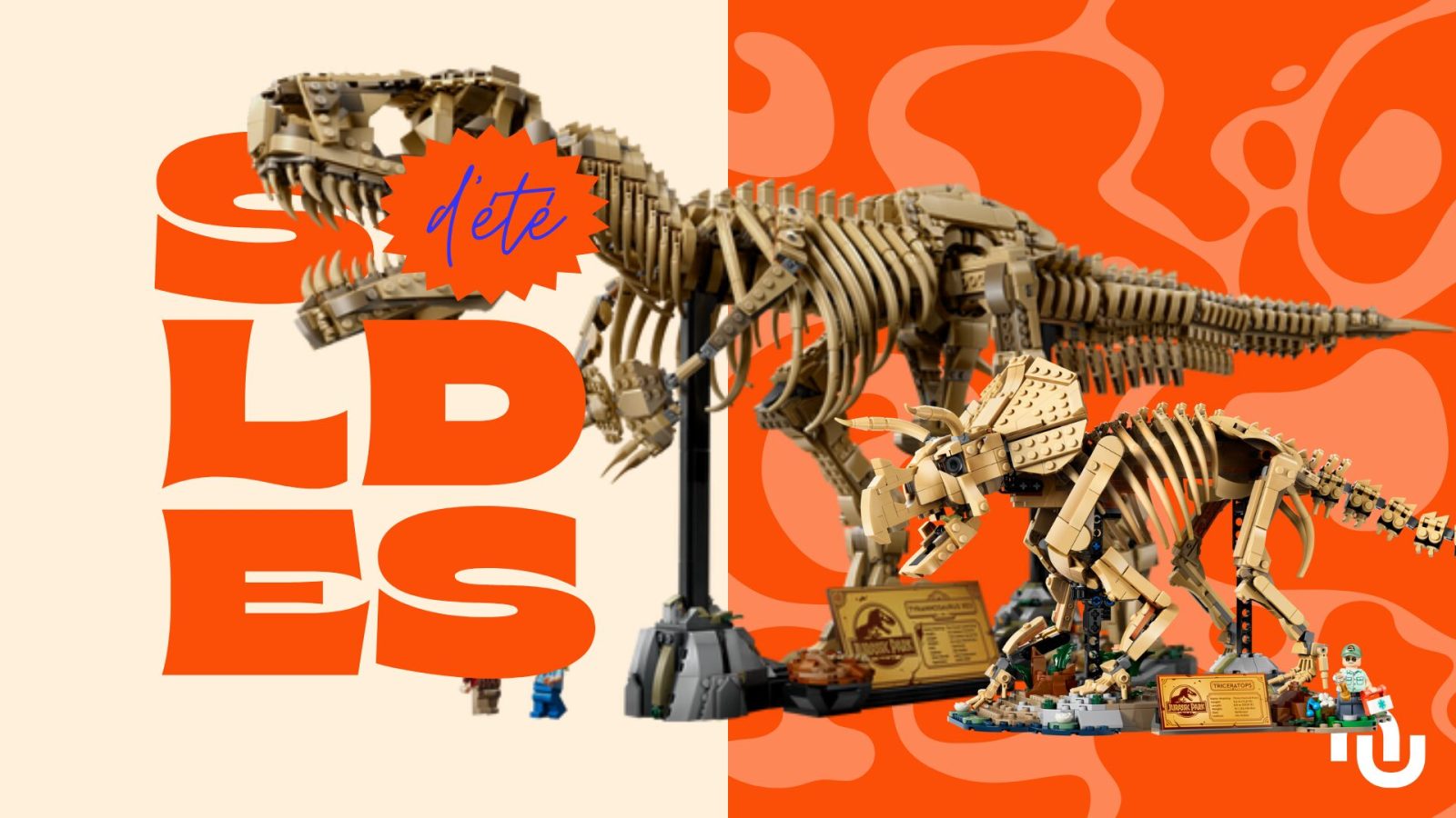 Pour les soldes d’été, Cdiscount baisse le prix de ces deux superbes Lego fossiles de dinosaures
