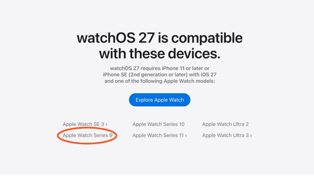 Apple a mis à jour son site en ajoutant la Series 9 Apple a mis à jour son site en ajoutant la Series 9