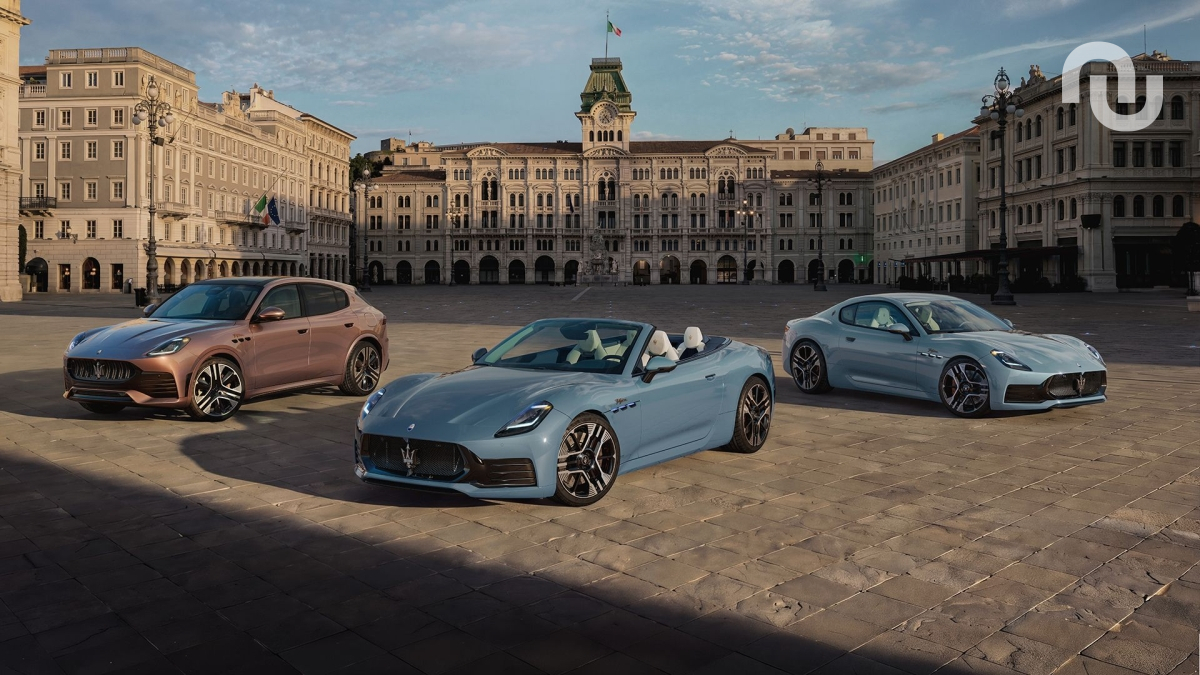 Les Maserati GranTurismo, GranCabrio et Grecale Folgore. // Source : Maserati Les Maserati GranTurismo, GranCabrio et Grecale Folgore. // Source : Maserati
