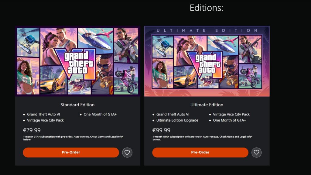 La page sur le Playstation Store de Chypre // Source : Numerama