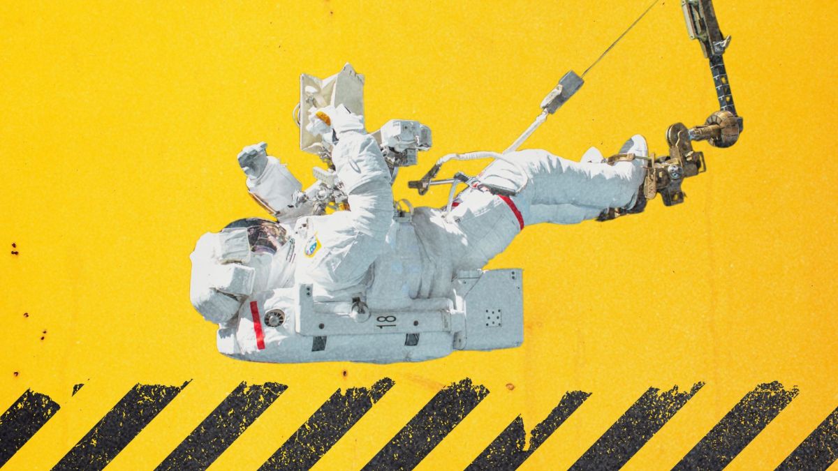 Le jour où Luca Parminato a failli mourir dans l'espace. // Source : Flickr/Nasa Johnson ; montage Numerama avec Canva Le jour où Luca Parminato a failli mourir dans l'espace. // Source : Flickr/Nasa Johnson ; montage Numerama avec Canva