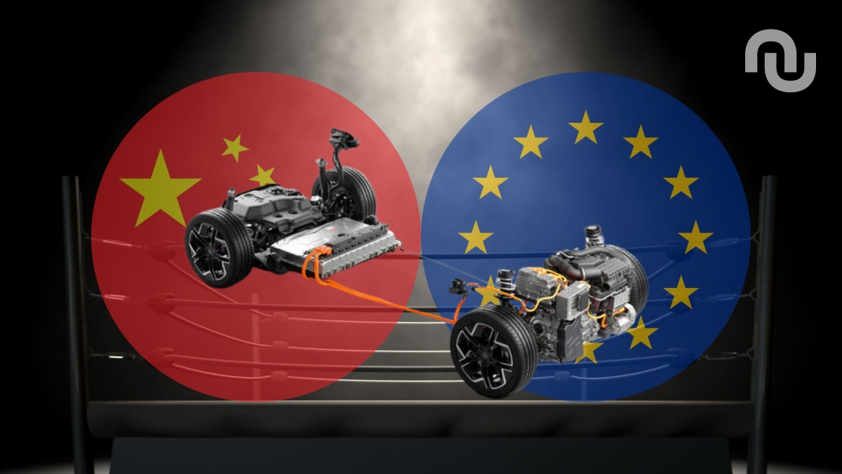 PHEV : le match europe contre Chine // Source : Montage Numerama PHEV : le match europe contre Chine // Source : Montage Numerama