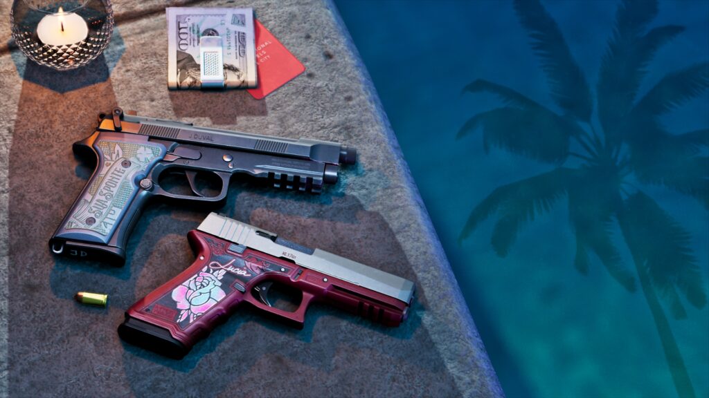 Pistolet Girardi ES9 de Jason et le pistolet Klose K17 de Lucia Pistolet Girardi ES9 de Jason et le pistolet Klose K17 de Lucia