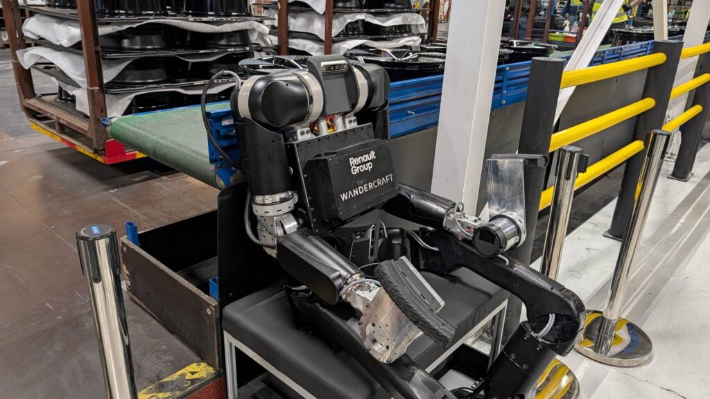 Robot Calvin de Wandercraft au repos // Source : Raphaelle Baut pour Numerama Robot Calvin de Wandercraft au repos // Source : Raphaelle Baut pour Numerama