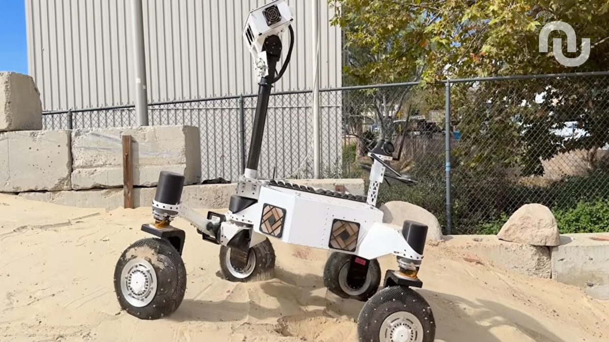 Ernest, le futur rover en plein entraînement Ernest, le futur rover en plein entraînement