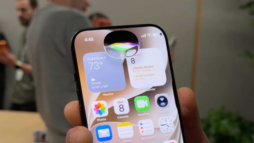 Siri AI sur iOS 27. // Source : Numerama Siri AI sur iOS 27. // Source : Numerama