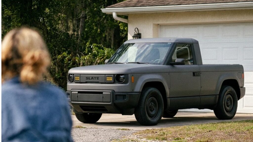Le pickup électrique Slate. // Source : Slate Auto