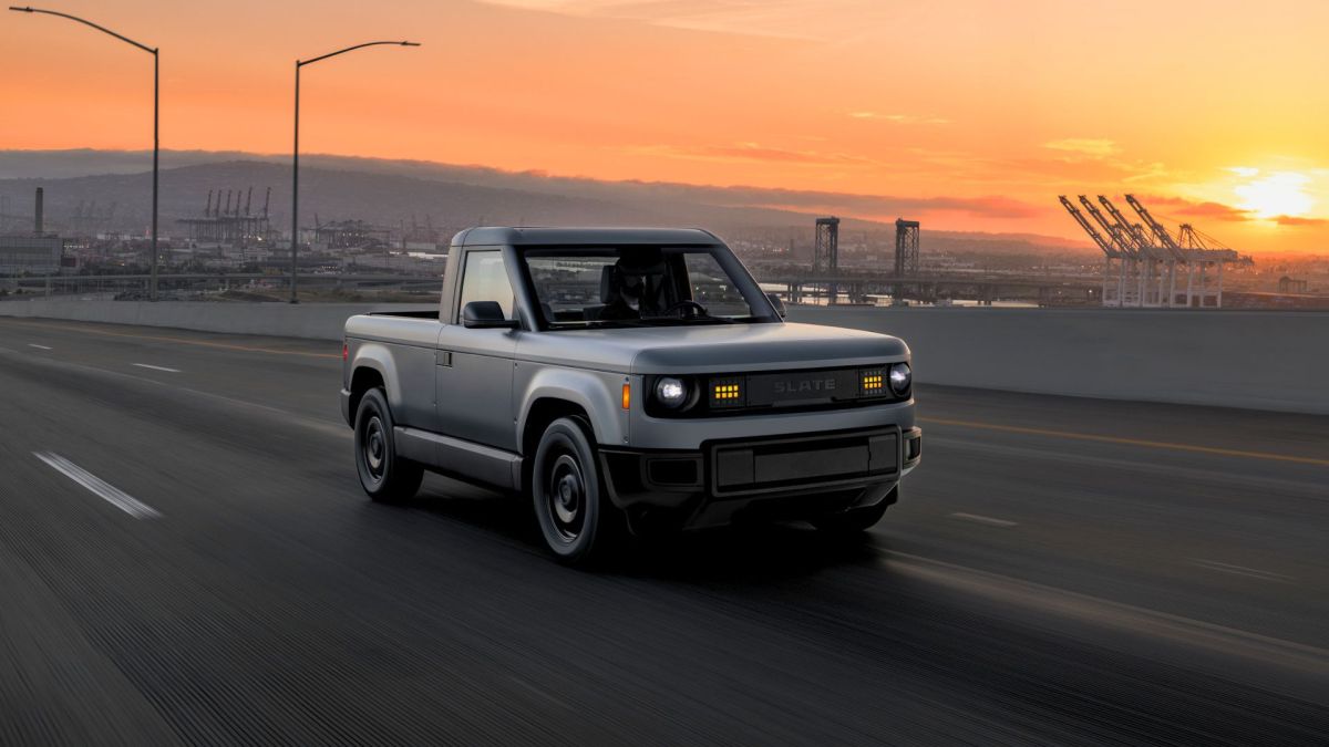 Le pickup électrique Slate. // Source : Slate Auto