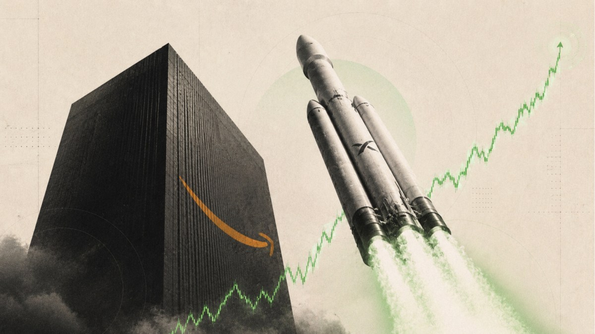 SpaceX Amazon // Source : Montage ChatGPT