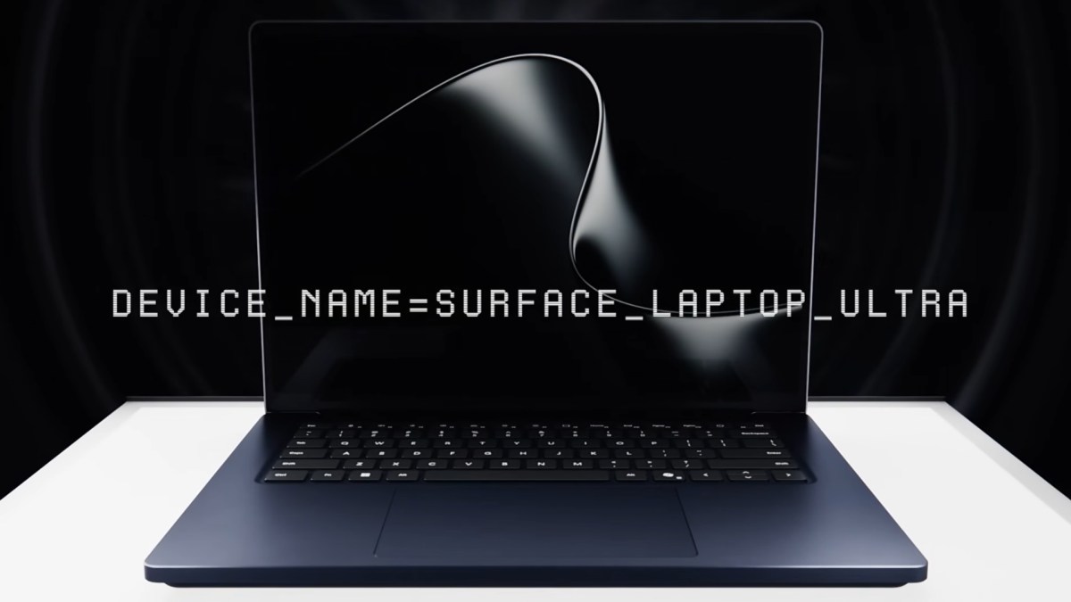 Surface laptop ultra // Source : Microsoft
