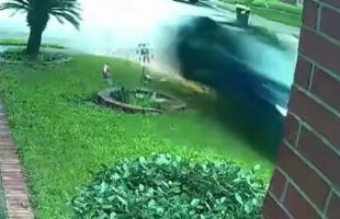 Accident mortel Tesla à Houston // Source : KPRC2