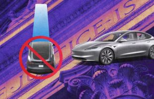 Tesla est accusé de publicité mensongère en Chine. // Source : Montage Robin San Vicente pour Numerama