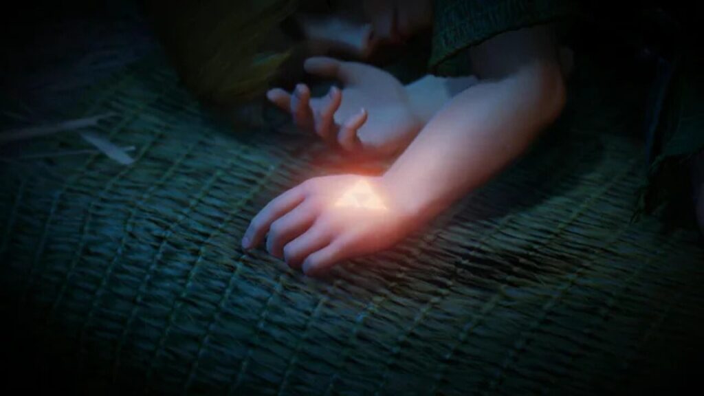 La Triforce deLink dans le trailer du remake // Source : Nintendo