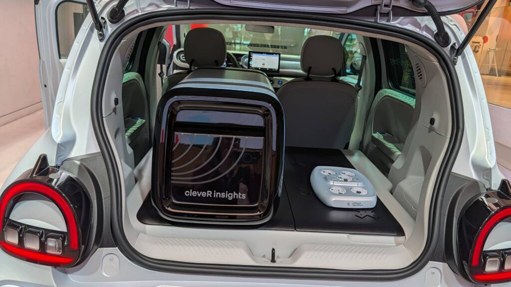 Concept Twingo Clever Insights // Source : Raphaelle Baut pour Numerama