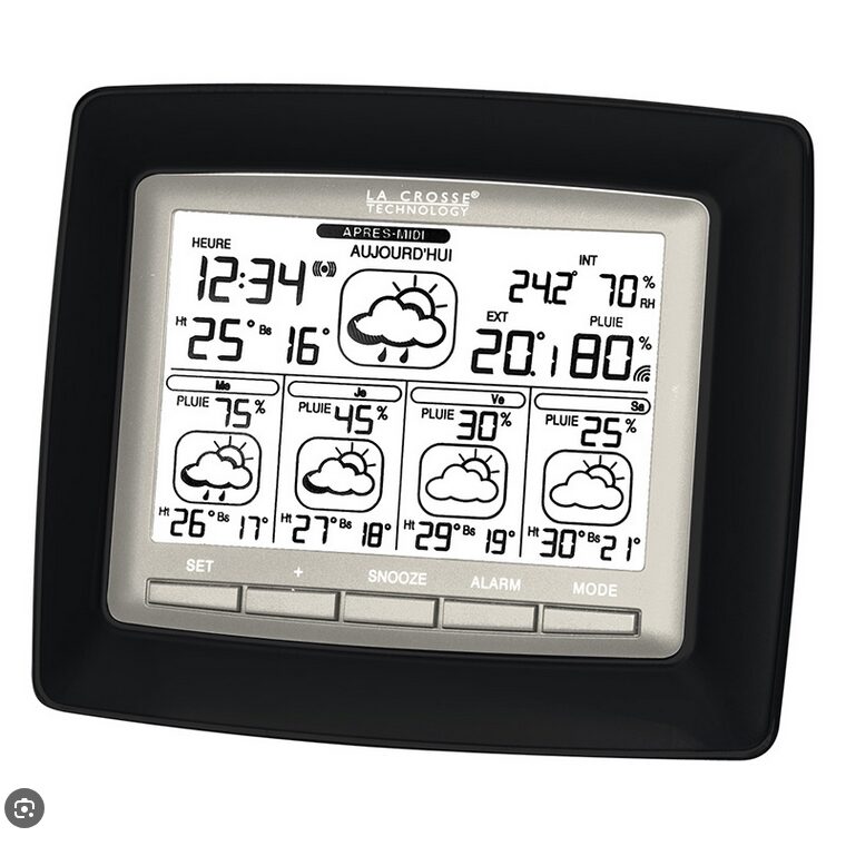 Une station m&eacute;t&eacute;o La Crosse Technology. // Source : La Crosse Technology