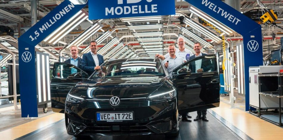 Production de la gamme Volkswagen ID à l'usine de Zwickau // Source : Volkswagen