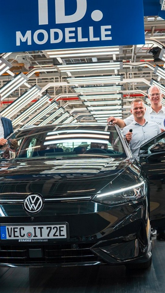 Production de la gamme Volkswagen ID à l'usine de Zwickau // Source : Volkswagen