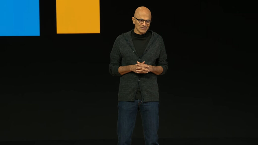 Satya Nadella. // Source : Microsoft