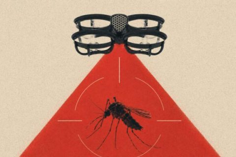 Marre de la citronnelle ? Vous pouvez désormais réserver un drone tueur de moustiques // Source : Numerama / Tornyol