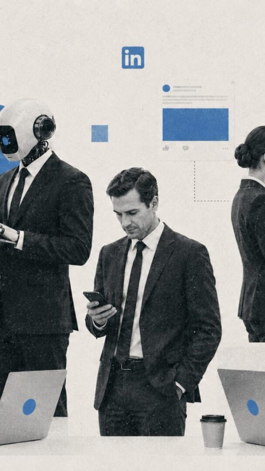 Vous avez l’impression de parler à des PNJ sur LinkedIn ? Cette étude le confirme // Source : Numerama / LinkedIN