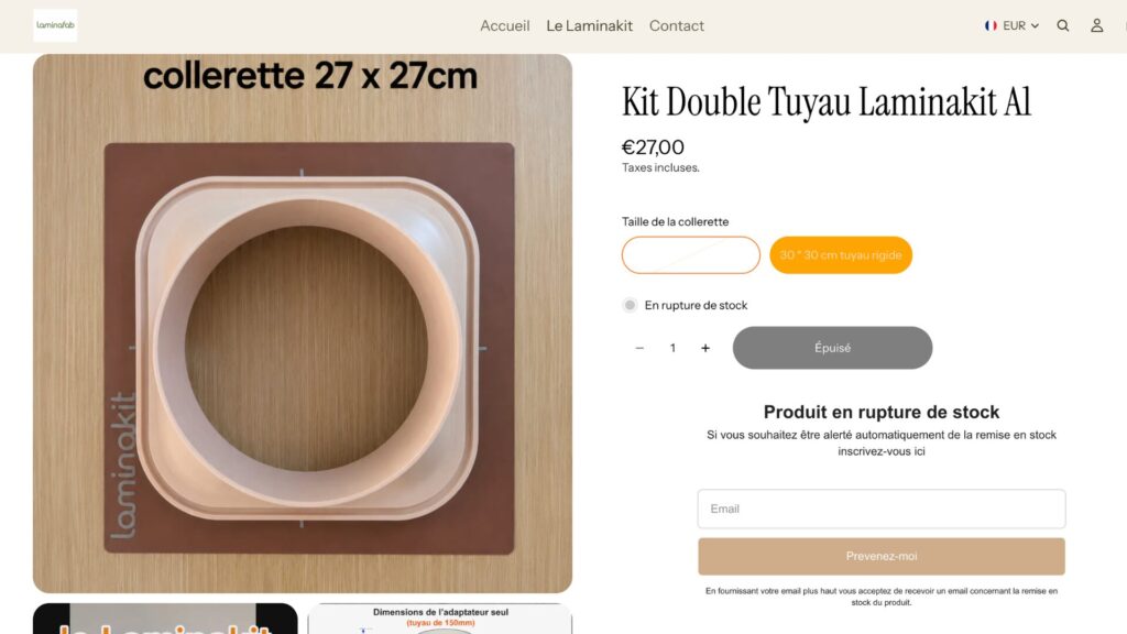 Le laminakit. // Source : Laminafab