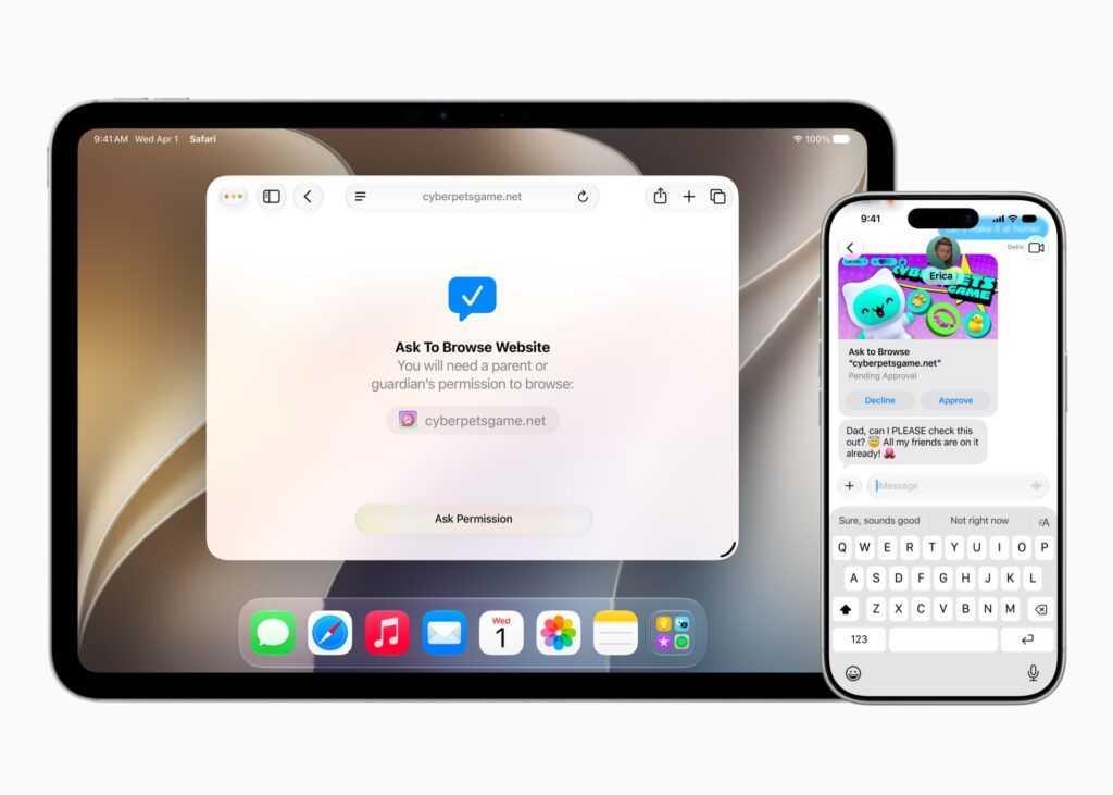 Le contrôle proactif // Source : Apple Le contrôle proactif // Source : Apple