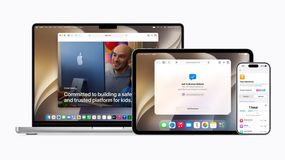 La suite parentale Apple // Source : Numerama La suite parentale Apple // Source : Numerama