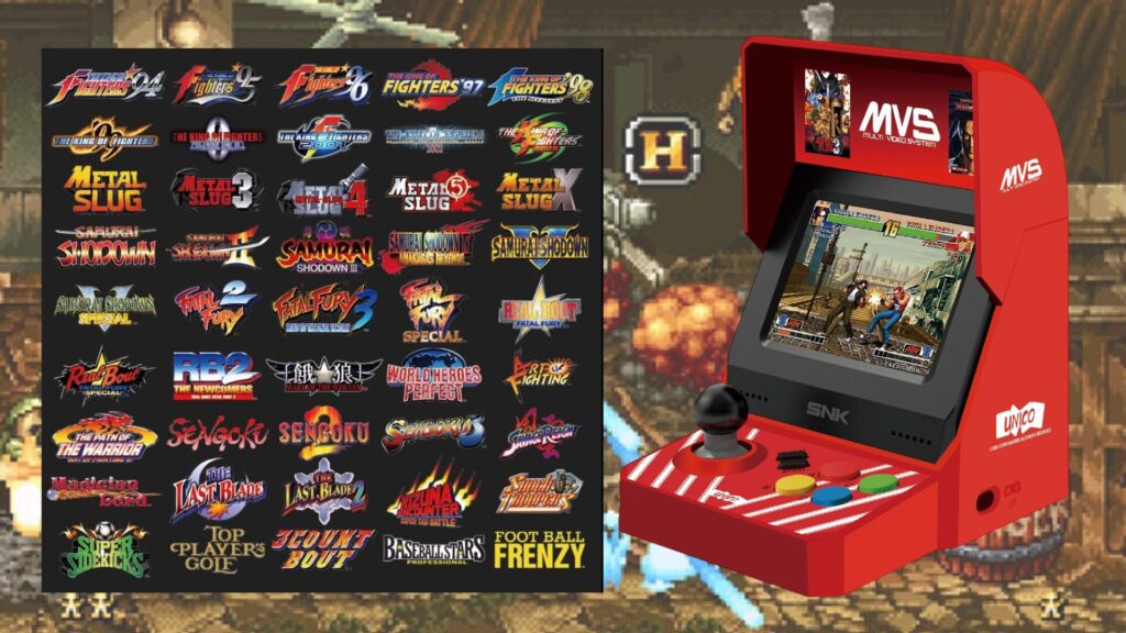 MVS Mini Borne Arcade - SNK // Source : Numerama MVS Mini Borne Arcade - SNK // Source : Numerama