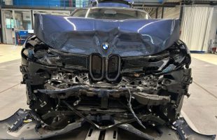 BMW iX3 à l'Euro NCAP. // Source : Euro NCAP BMW iX3 à l'Euro NCAP. // Source : Euro NCAP