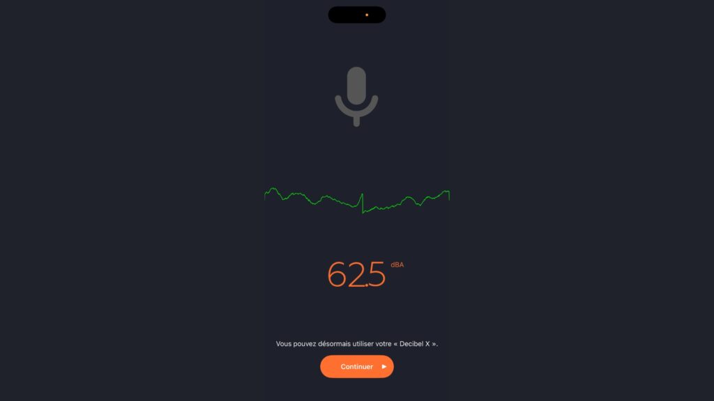 Avec son mode le plus puissant la Pwind atteinte les 62 Db(A)) // Source : Capture d'écran Avec son mode le plus puissant la Pwind atteinte les 62 Db(A)) // Source : Capture d'écran