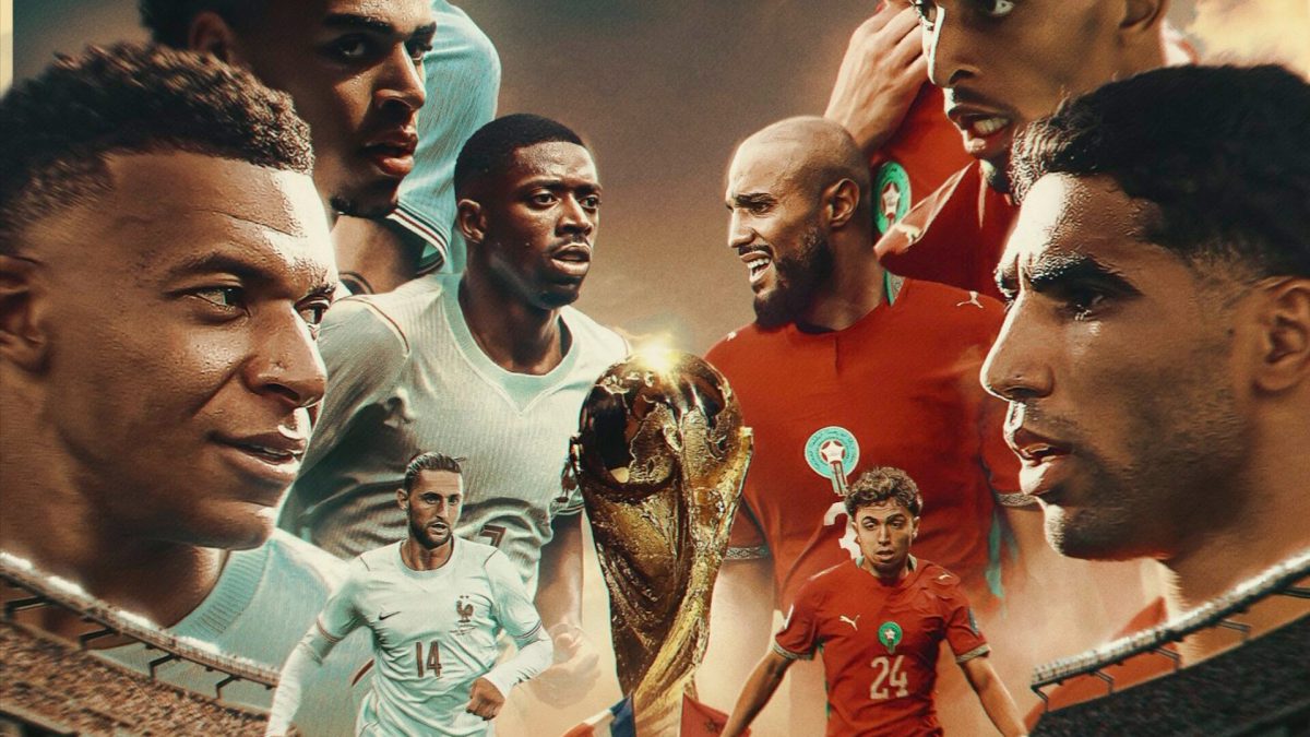 France versus Maroc // Source : Compte X de L'Équipe de France France versus Maroc // Source : Compte X de L'Équipe de France