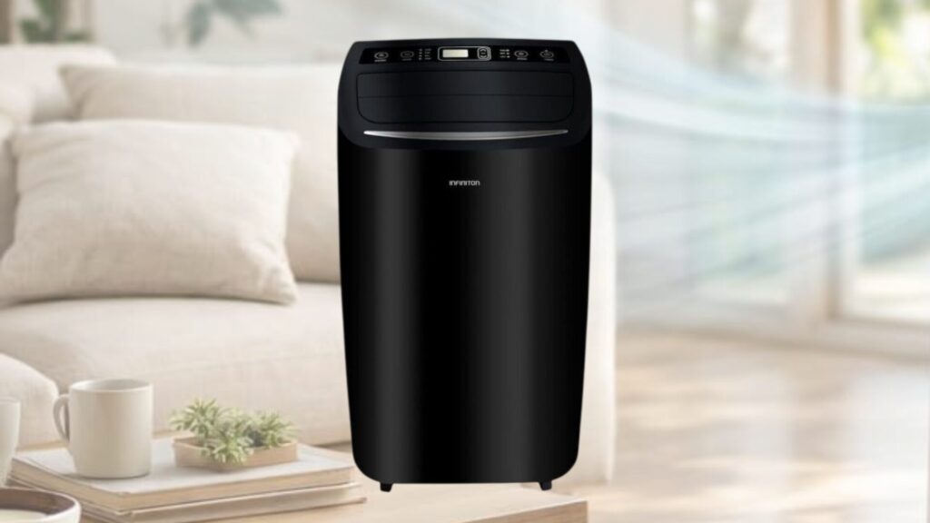 Climatiseur Mobile Infiniton PAC-BD12 4,09 kW Réversible Connecté A+ // Source : Infiniton 