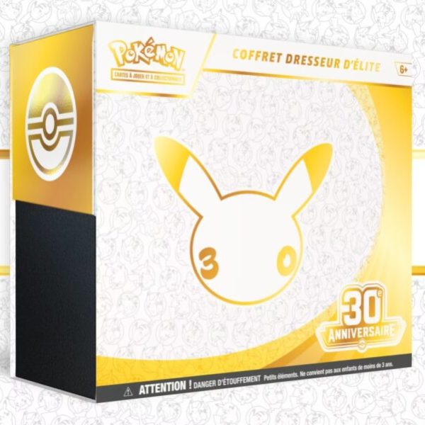 Coffret Pokémon Dresseur d’élite 30ème Anniversaire