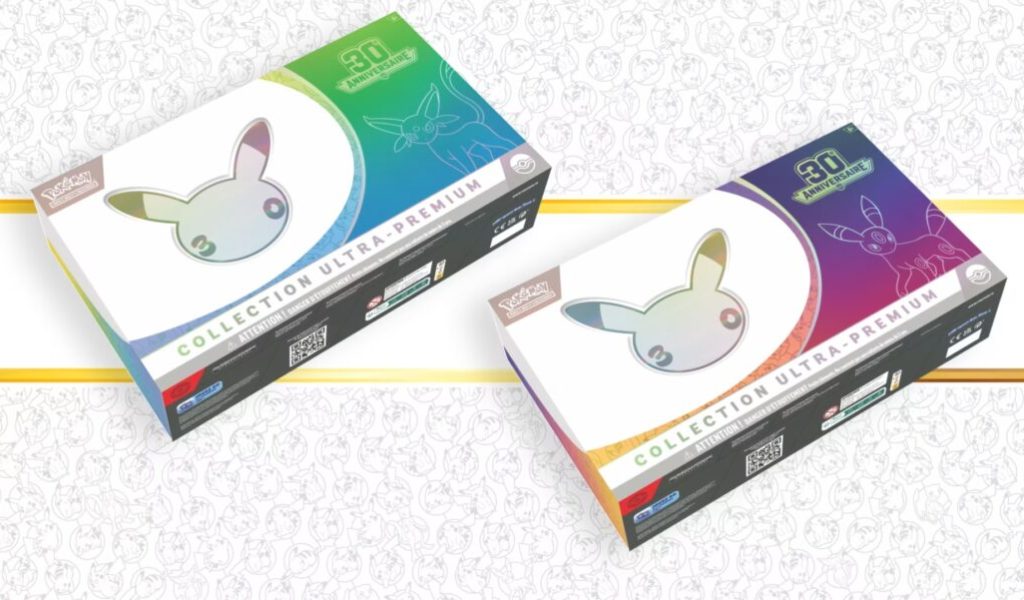 Coffret Ultra Premium Pokémon 30ème Anniversaire - Journée // Source : Pokémon Coffret Ultra Premium Pokémon 30ème Anniversaire - Journée // Source : Pokémon