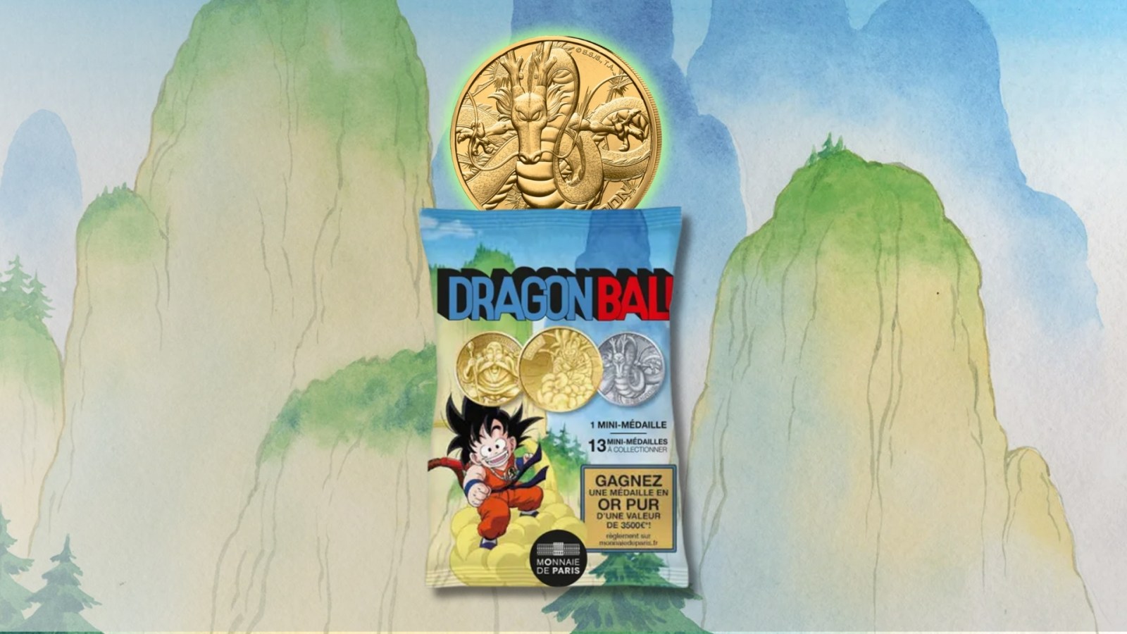 Acheter les médailles Dragon Ball Monnaie de Paris : prix et disponibilité