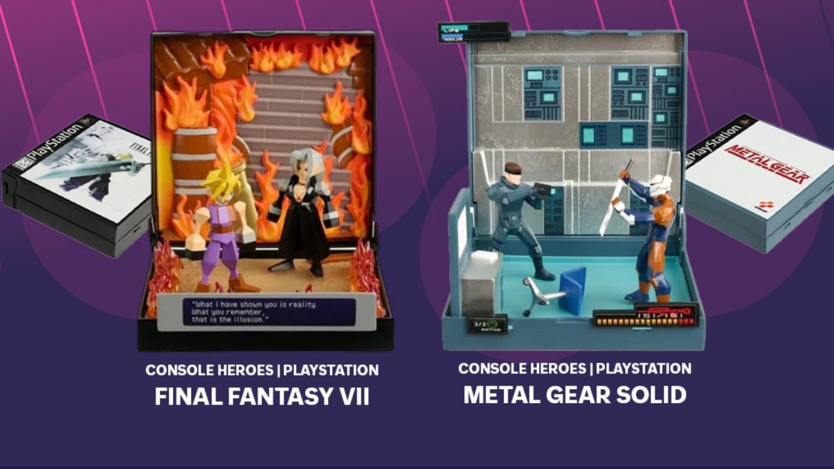 Console Heroes - Playstation - Final Fantasy VII et MGS1 // Source : Console Heroes Console Heroes - Playstation - Final Fantasy VII et MGS1 // Source : Console Heroes