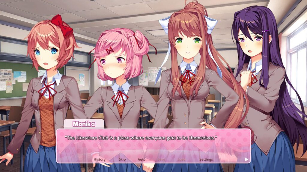 Doki Doki Literature Club! // Source : Team Salvato Doki Doki Literature Club! // Source : Team Salvato