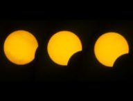 Phases d'une éclipse solaire. // Source : Canva Phases d'une éclipse solaire. // Source : Canva