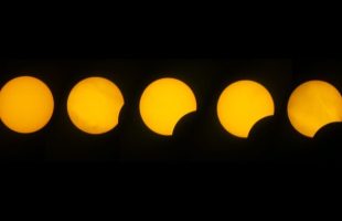 Phases d'une éclipse solaire. // Source : Canva
