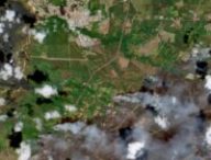 Image satellite de Lacanau le 26 juillet. // Source : Via X @XploraSpace (image recadrée) Image satellite de Lacanau le 26 juillet. // Source : Via X @XploraSpace (image recadrée)